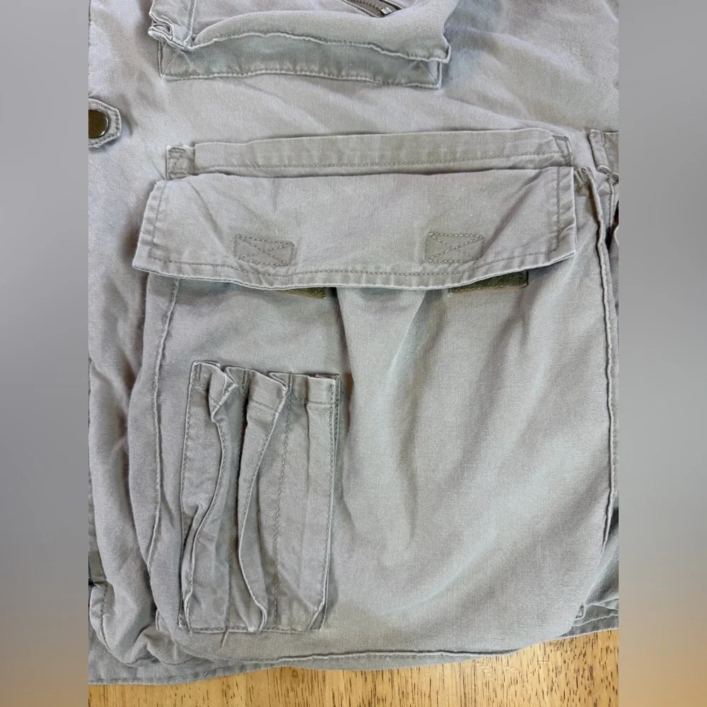 Vintage Banana Republic Safari & Travel Co. Hunting Fishing Khaki Vest Size XL